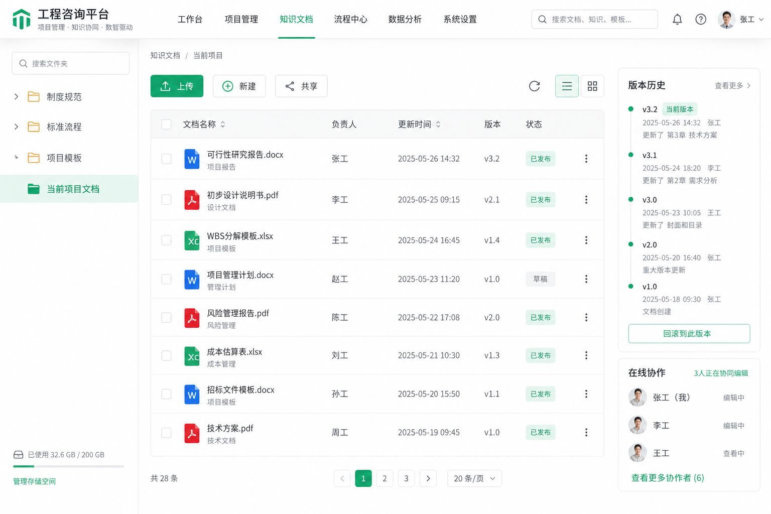 工程咨询平台知识库